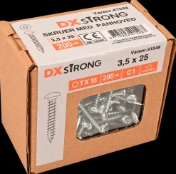 Panskrue 3,5 x 25 mm TX15 200 stk.