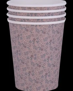 Papkrus 250 ml 4-pak - Blomsterprint