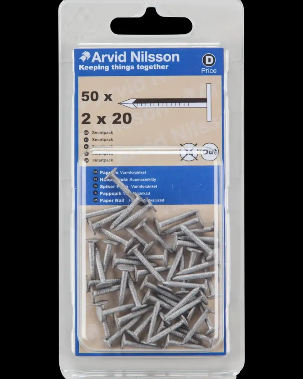 Papsøm 2 x 20 mm 50-pak