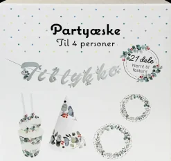 Partyæske til 4 personer - eucalyptus