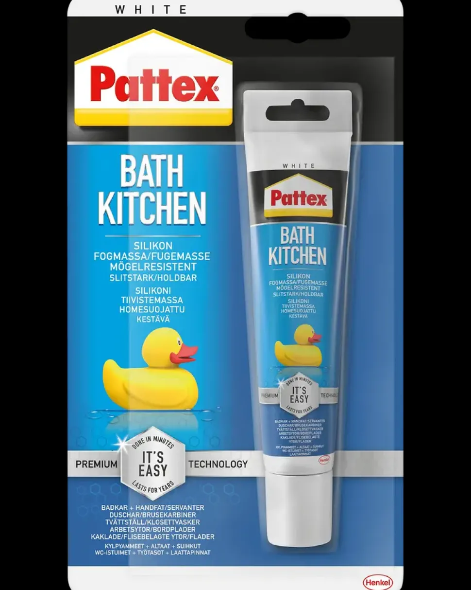 Pattex Silikonefuge Bad & Køkken - Hvid