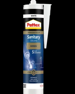 Pattex Silikonefuge Sanitet 1h - Hvid