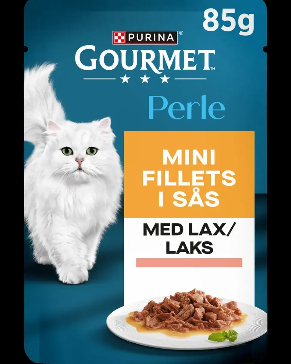 Perle vådfoder - Laks 85 g