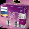 PHILIPS LED-filamentpære 2W E27 2-pak