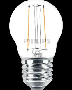 PHILIPS LED-filamentpære 2W E27 2-pak