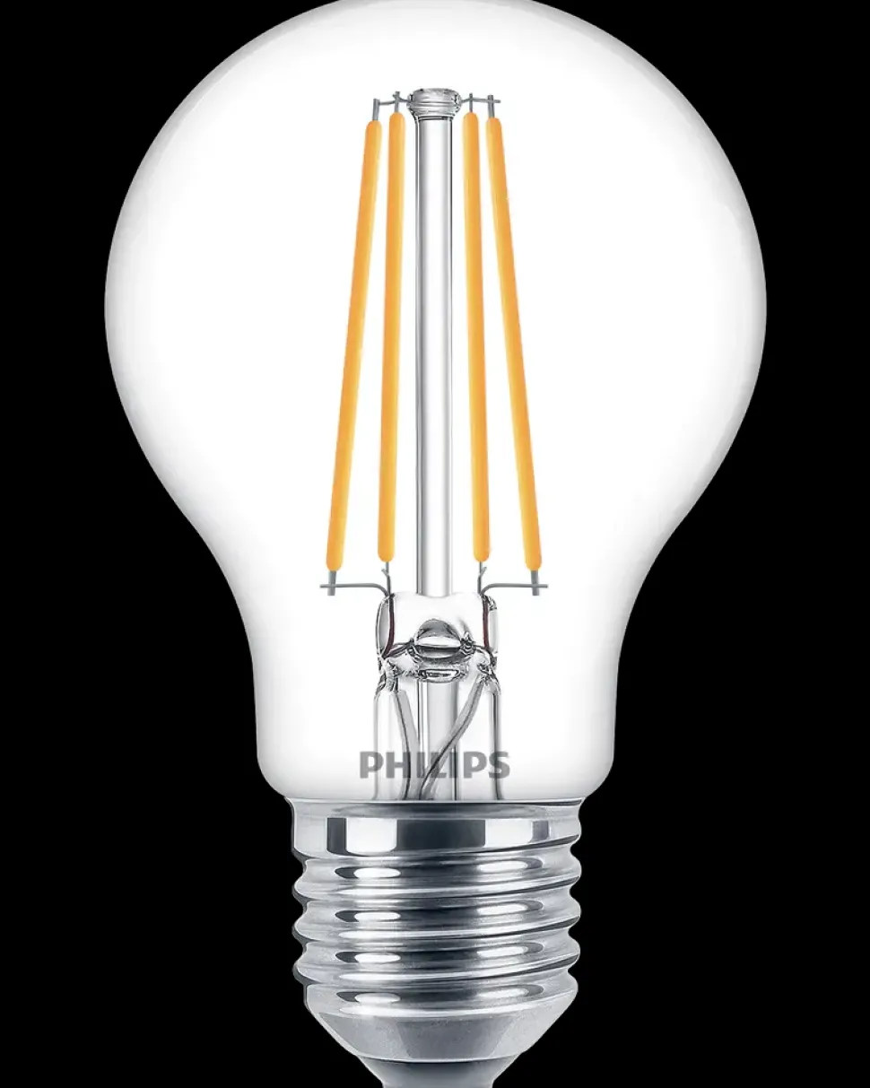 PHILIPS LED-filamentpære 7W E27 2-pak