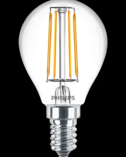 PHILIPS LED-filamentpære 4,3W E14 2-pak