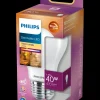 PHILIPS LED-pære 3,4W E27 A60 dæmpbar