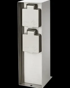 PHILIPS myGarden Strømforsyning 2 udtag ude - Inox