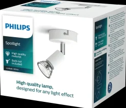PHILIPS Spotlampe Limbali GU10 1 spot - hvid