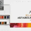 Phoenix Akvarelfarver 12 stk. - klassisk