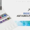 Phoenix Akvarelfarver 12 stk. - iriserende