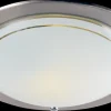 Plafond Ø30 cm 60W E27 - mat krom