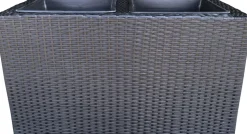 Plantekasse 88 x 45 x 45 cm - sort