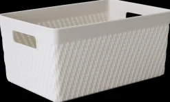 Plastikkurv medium - lysegrå