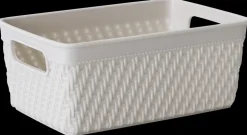 Plastikkurv mini - lysegrå