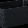 Plastikkurv mini - sort