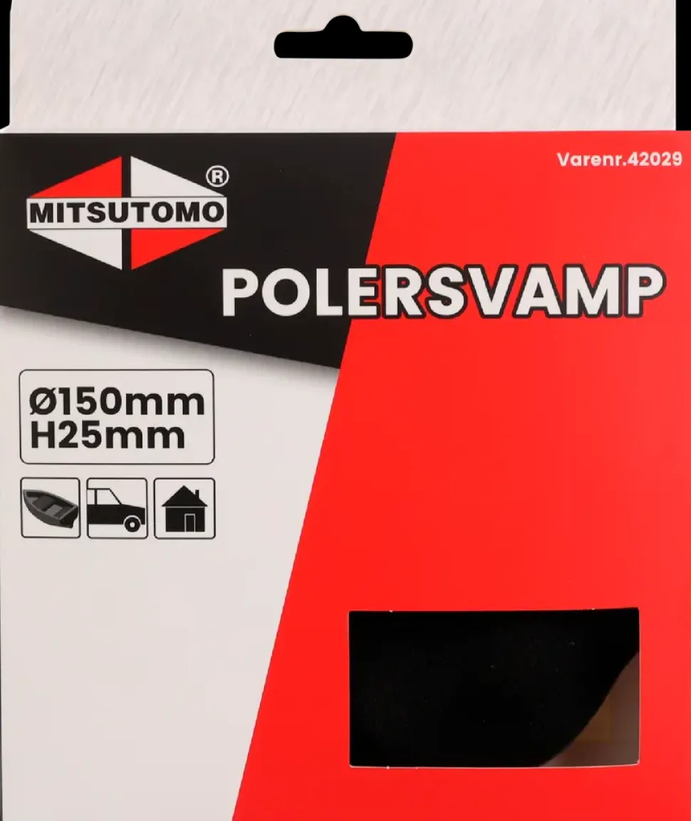 Polersvamp Ø150 mm H. 25 mm