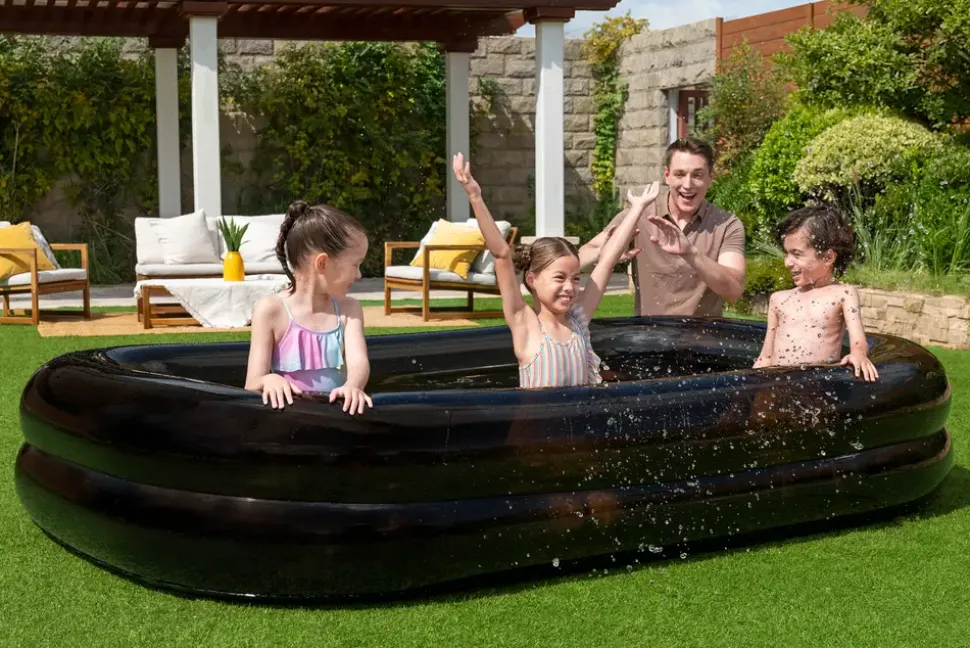 Pool rektangulær 778 liter - Sort