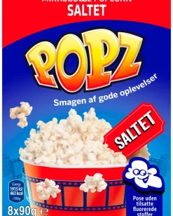 POPZ Popcorn 8 poser - assorterede varianter