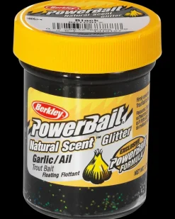 PowerBait Garlic Black Glitter
