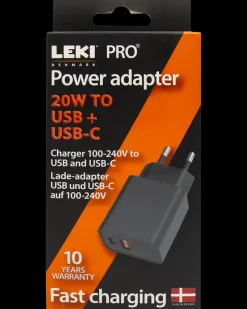 PRO USB og USB-C Adapter 20W - sort