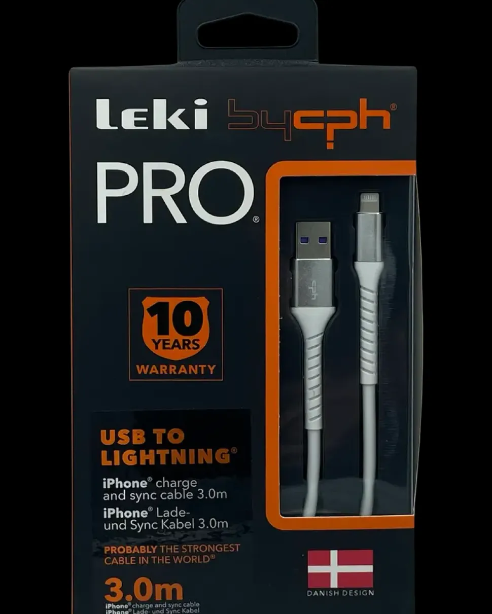 PRO USB til Lightning Kabel - 3 meter hvid