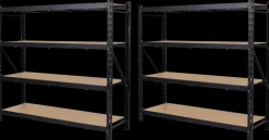 ProBuilder Stålreol med 4 hylder 180 x 180 x 50 cm