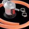 Regulator med slange og manometer