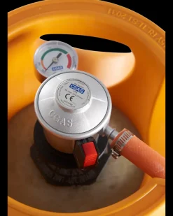 Regulator med slange og manometer
