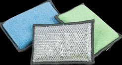 Rengøringssvamp mikrofiber 3-pak