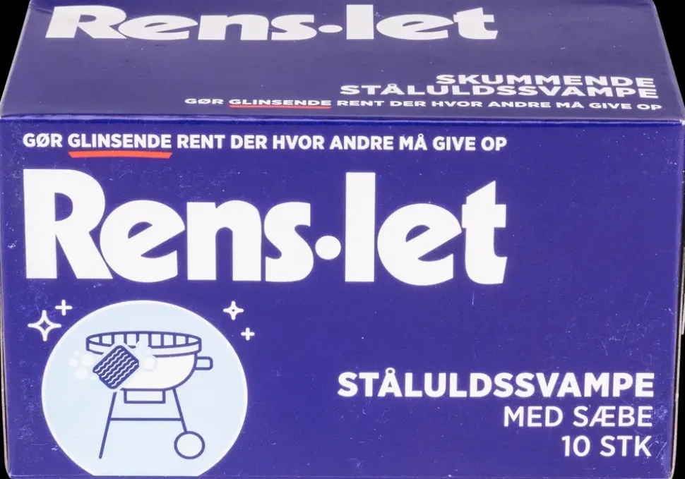 Rens-Let Ståluldsvamp 10-pak