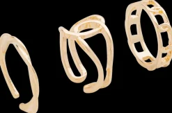 Ring 3 stk. - guld