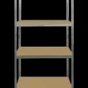 Rockfort Stålreol med 4 hylder 180 x 90 x 40 cm