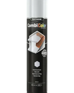 Rust Oleum Hammerlak spray 400 ml - sølv mat