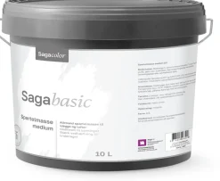 SagaColor Spartelmasse Medium - 10 liter