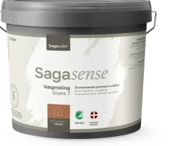 Sagasense Vægmaling 7 - 5 liter hvid