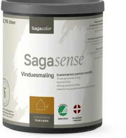 Sagasense Vinduesmaling 0,75 liter - Sort