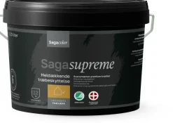 Sagasupreme Heldækkende Træbeskyttelse - Sort 2,5 liter