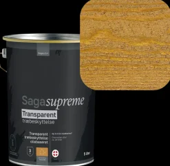 SagaSupreme Transparent Træbeskyttelse 5 liter - Teak