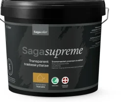 Sagasupreme Transparent Træbeskyttelse 5 liter - Teak