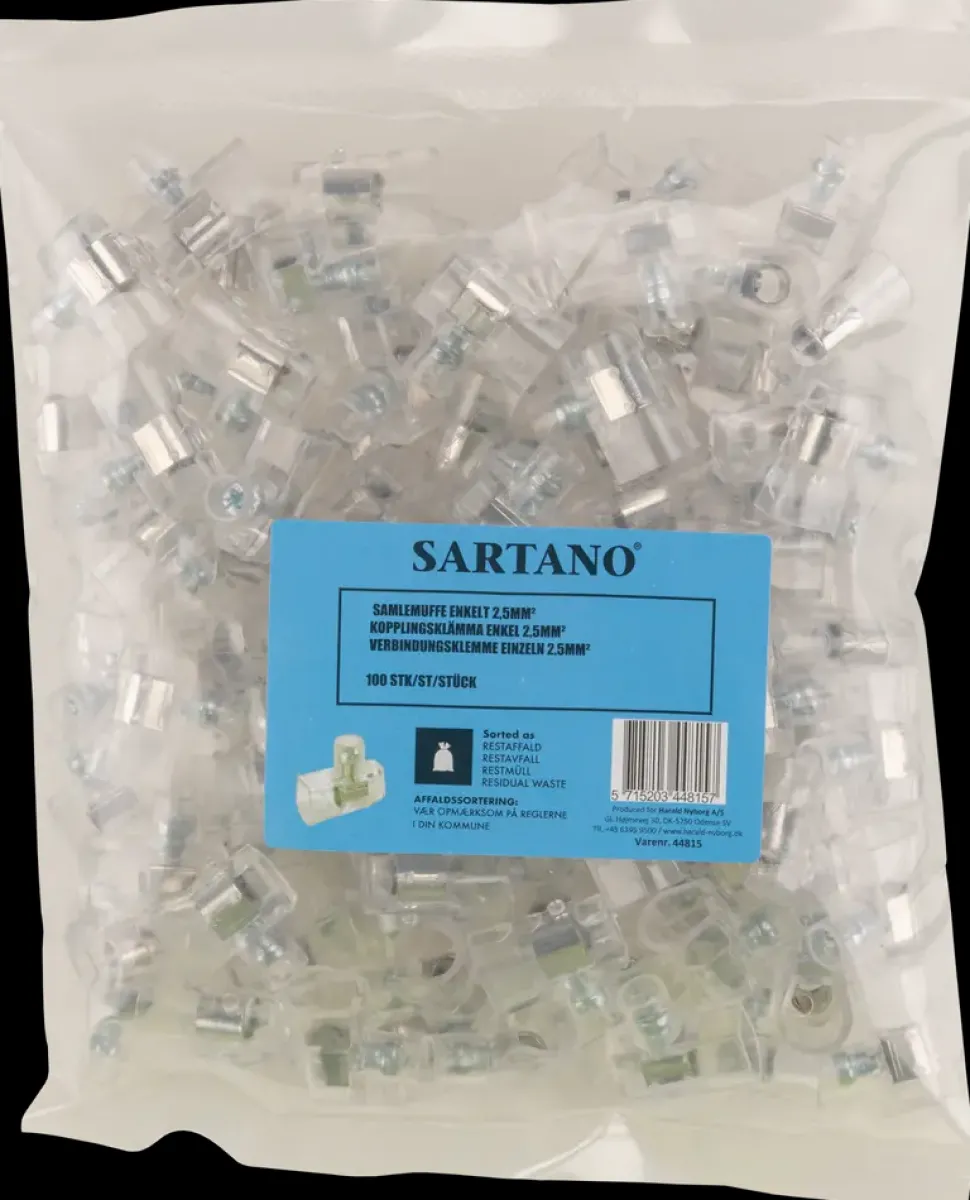 Santano Samlemuffe Enkelt 2,5 mm² - 100 stk