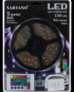 SARTANO Flexstrip RGB LED og fjernbetjening - 5 meter