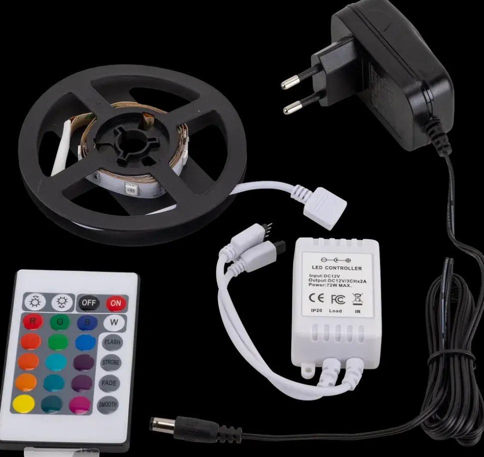 SARTANO Flexstrip RGB LED og fjernbetjening - 1 meter