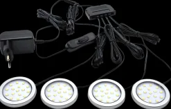 Sartano LED-spot Kaisa IP20 4-pak