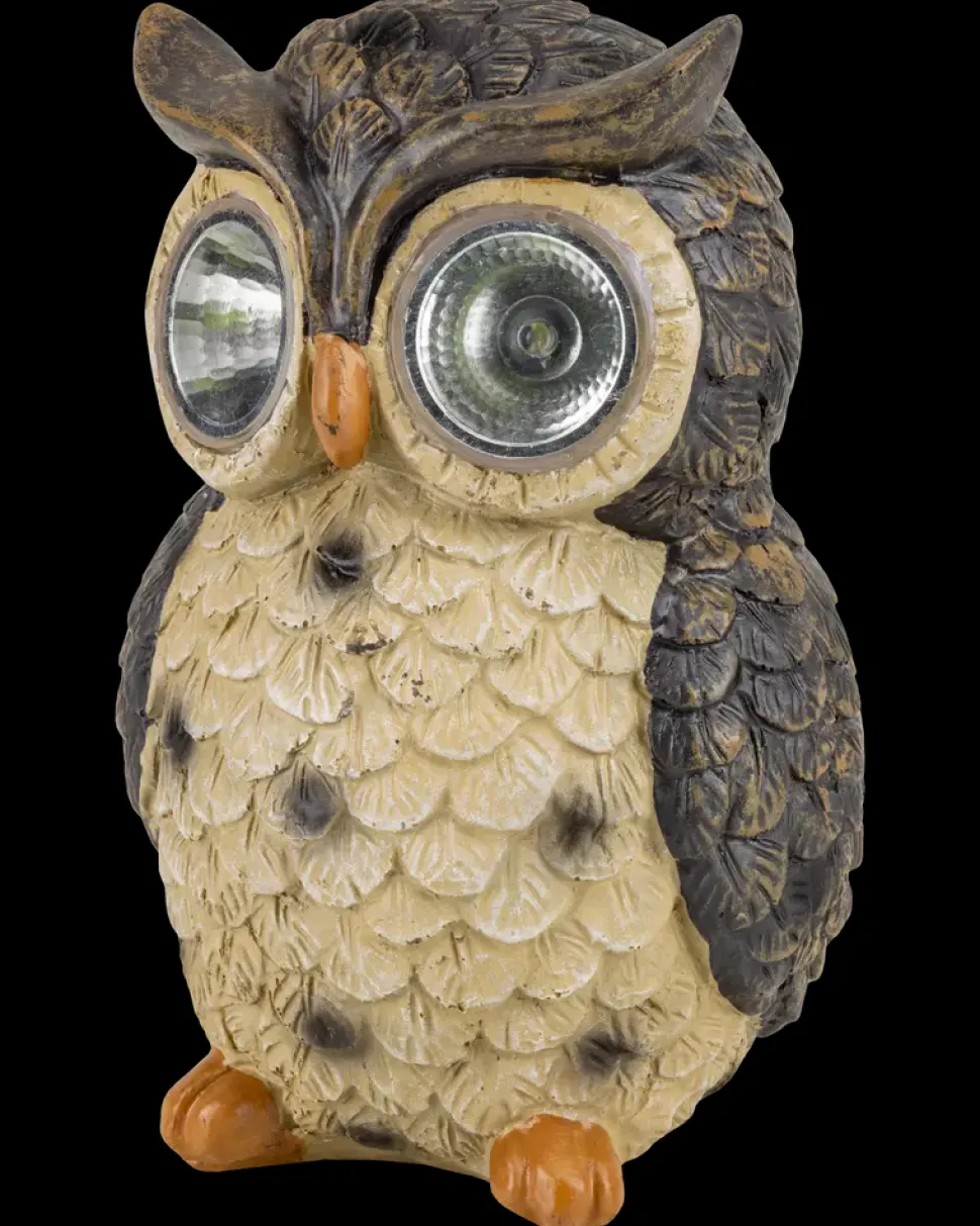 SARTANO Solcellefigur ugle H. 18 cm