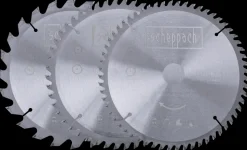 Scheppach rundsavklingesæt 210 mm – 3 dele