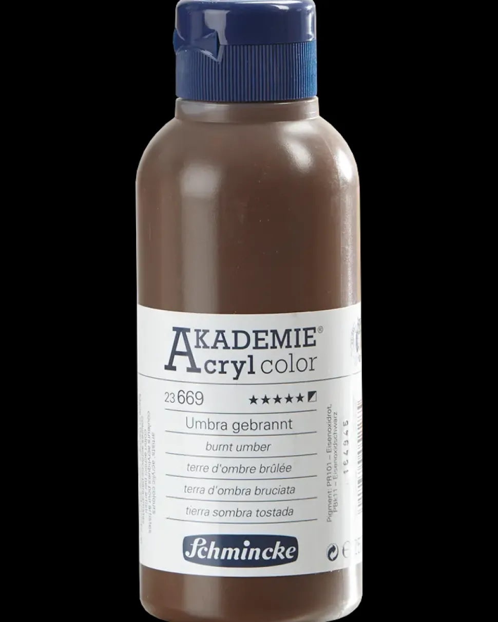 Schmincke Akrylfarve 250 ml Burnt umber