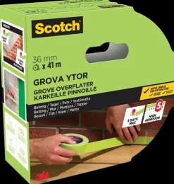 Scotch® Afdækningstape Ru overflader 41 meter - 36 mm