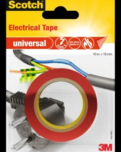 Scotch® Elektrisk Tape 10 meter x 15 mm - Rød